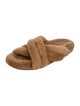 Anine Bing Faux Fur Slides