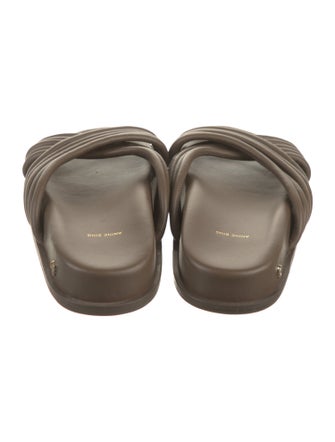 Anine Bing Leather Slides