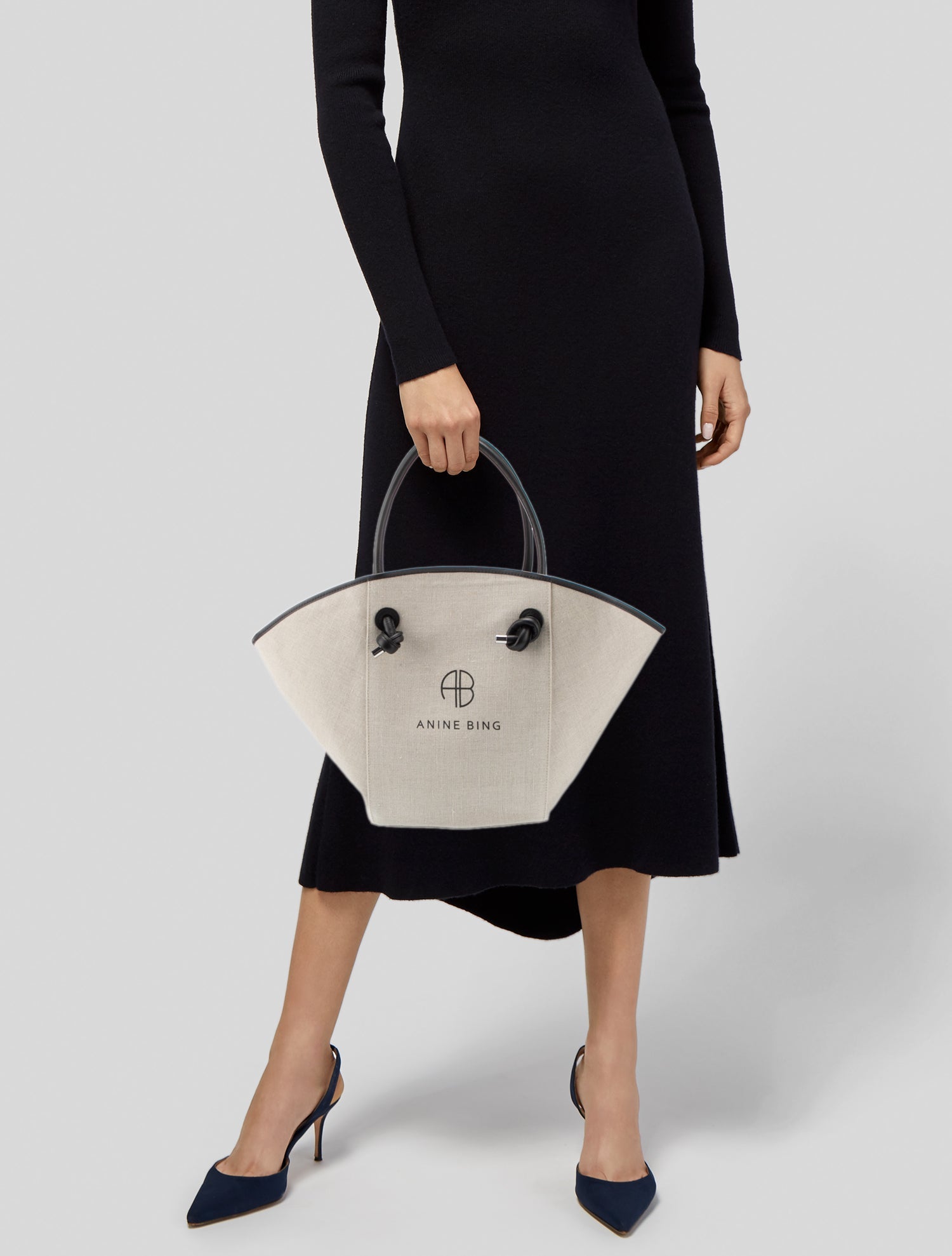 Anine Bing Canvas Shoulder Bag