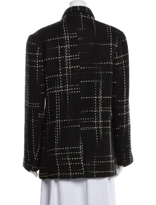 Anine Bing Plaid Print Coat