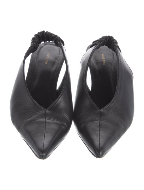 Anine Bing Leather Slingback Pumps