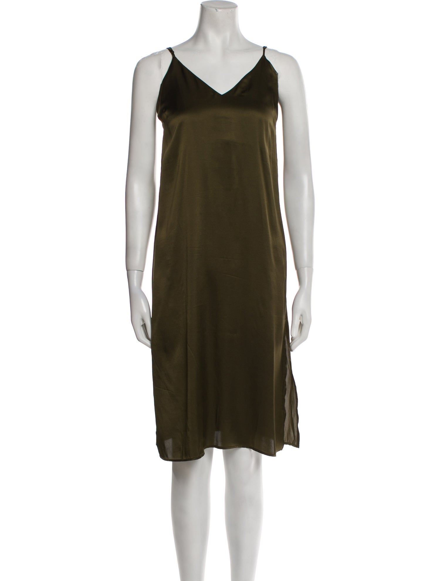 Anine Bing Silk Knee-Length Dress