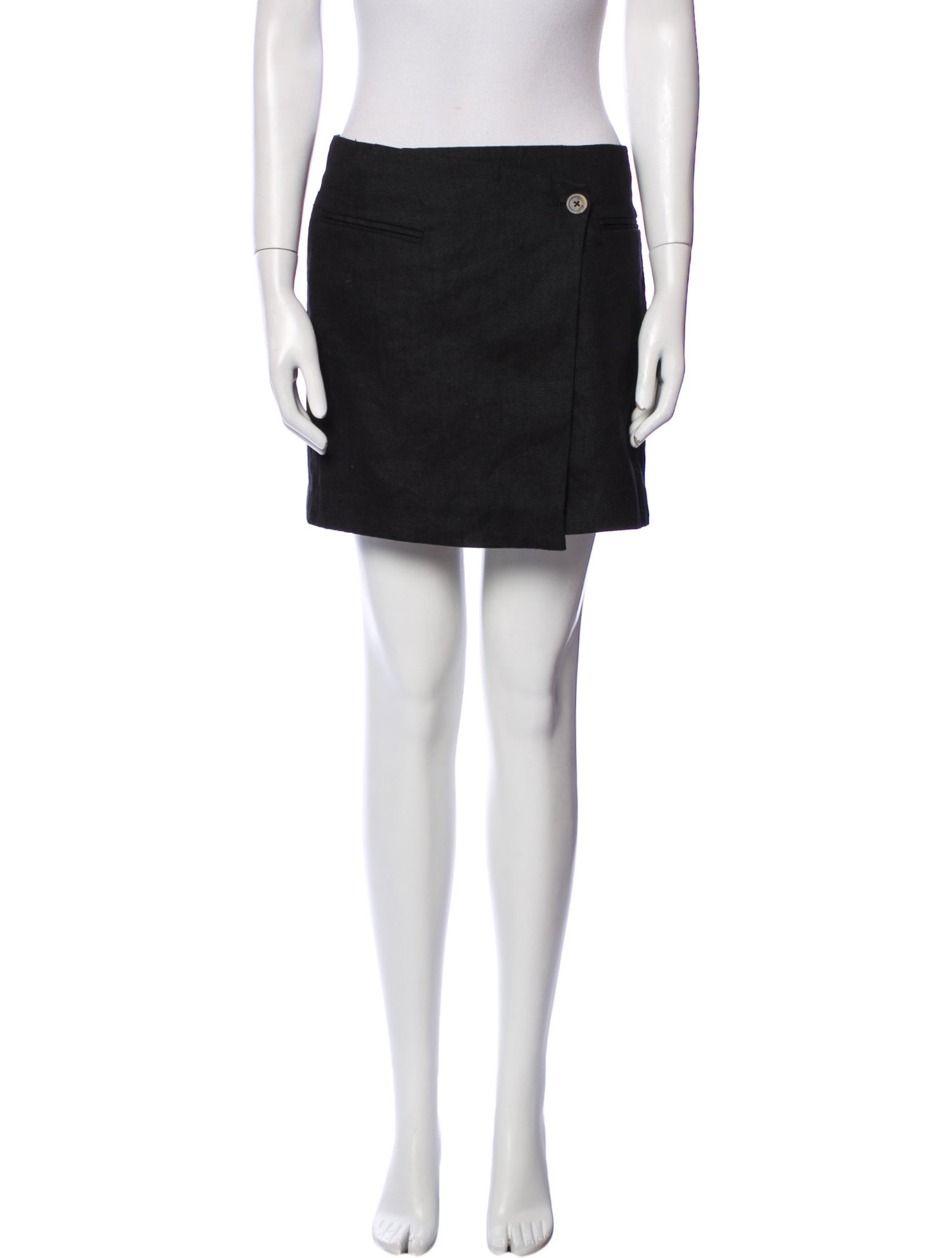 Anine Bing Linen Mini Skirt