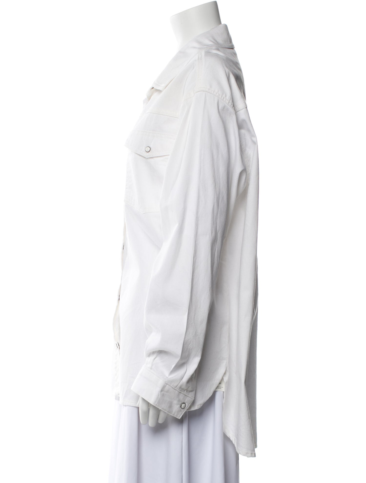 Anine Bing Long Sleeve Button-Up Top