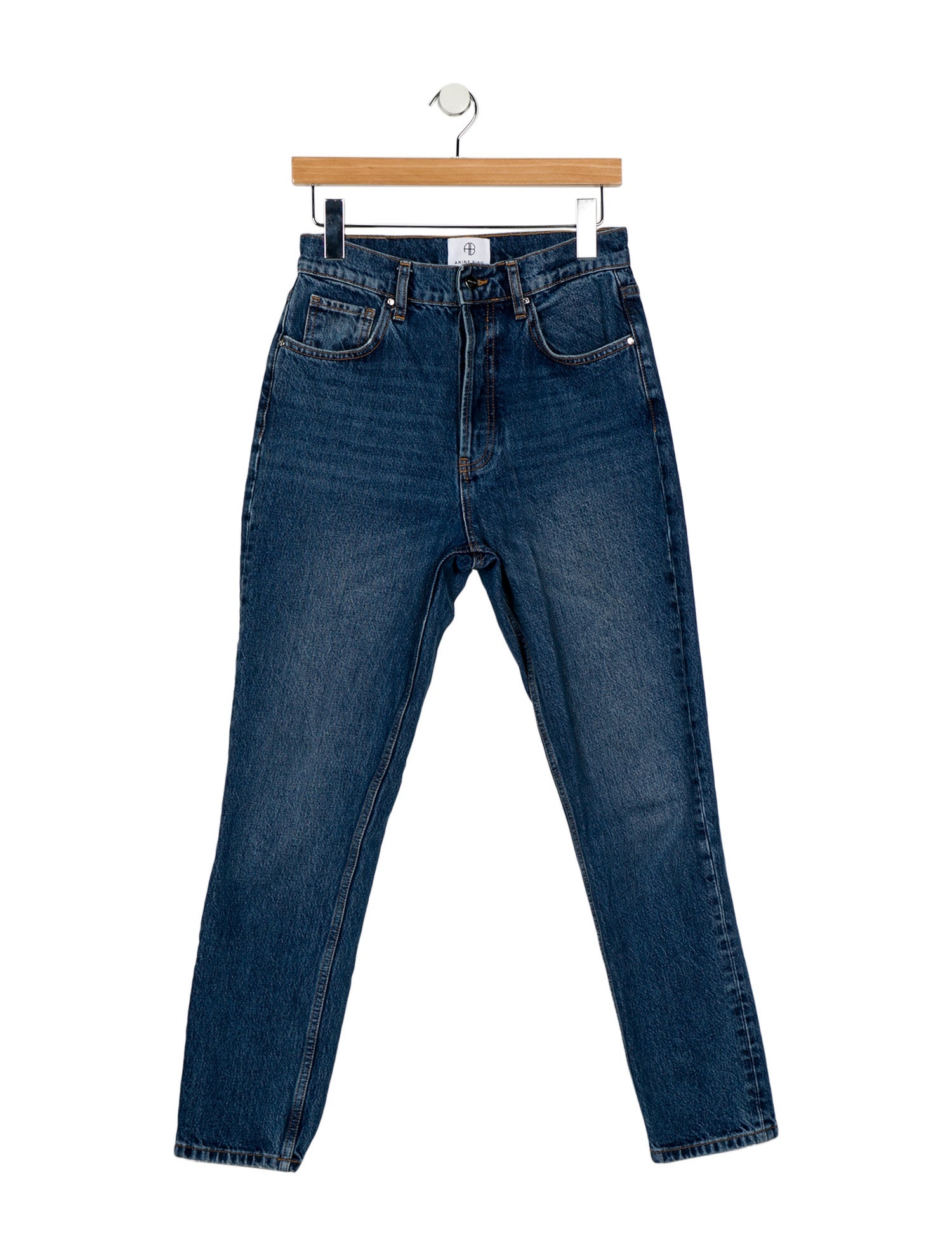 Anine Bing High-Rise Skinny Leg Jeans