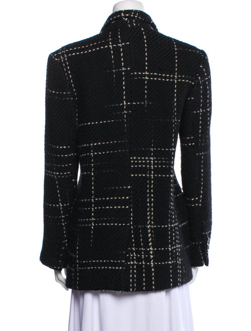 Anine Bing Wool Tweed Pattern Peacoat