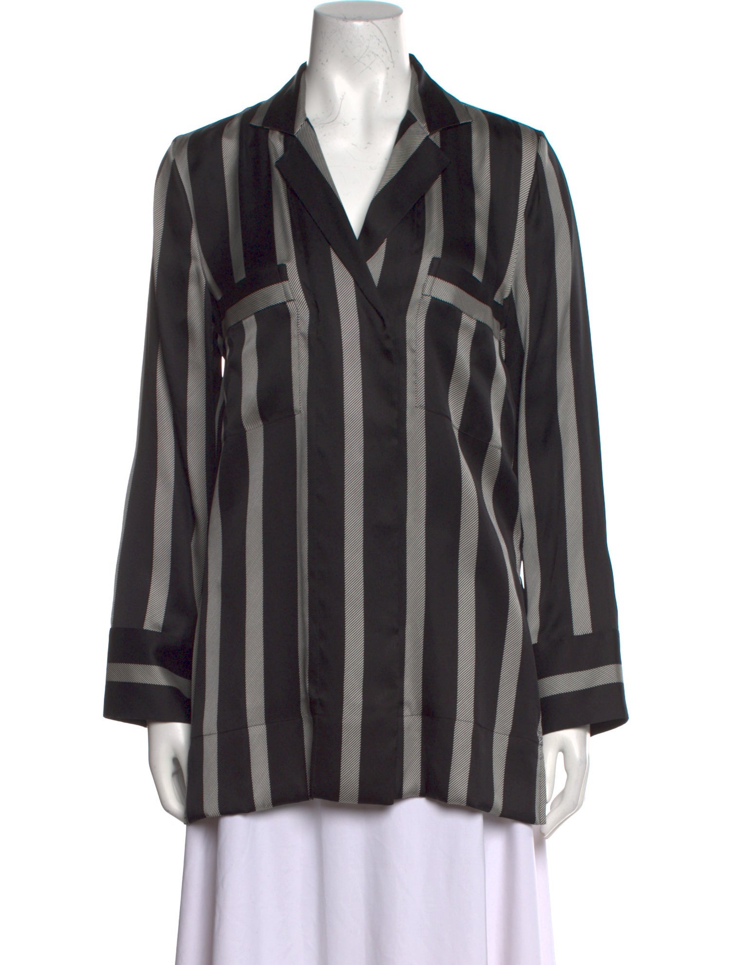 Anine Bing Silk Striped Tunic w/ Tags