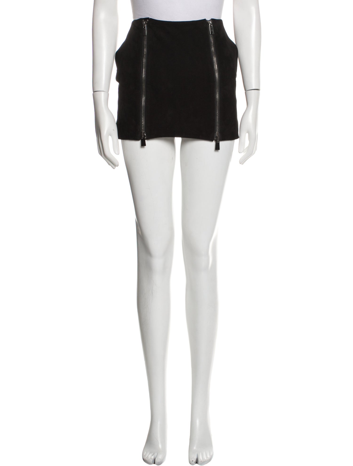 Anine Bing Lamb Leather Mini Skirt