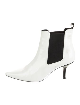 Anine Bing Patent Leather Chelsea Boots