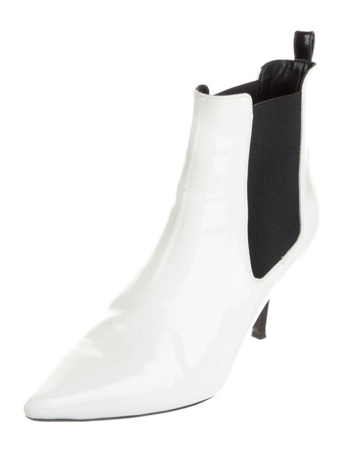 Anine Bing Patent Leather Chelsea Boots