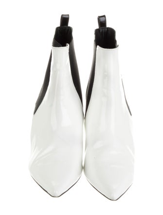 Anine Bing Patent Leather Chelsea Boots