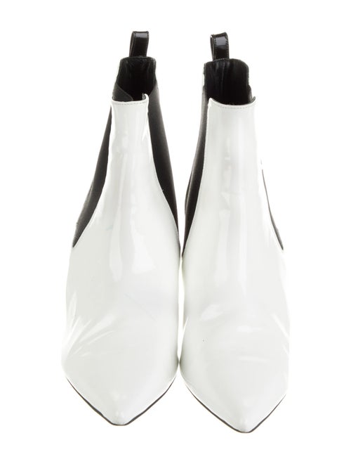 Anine Bing Patent Leather Chelsea Boots