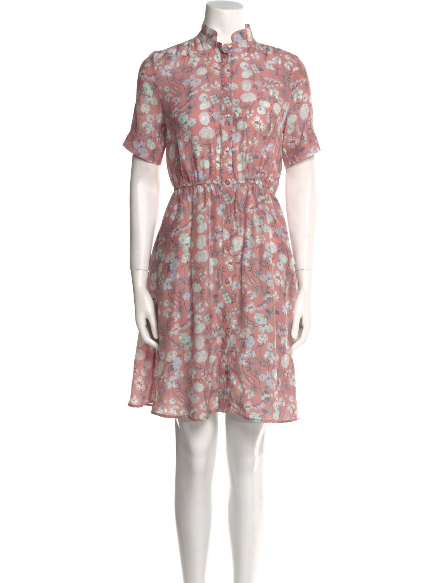 Anine Bing Silk Mini Dress