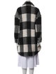 Anine Bing Wool Plaid Print Jacket
