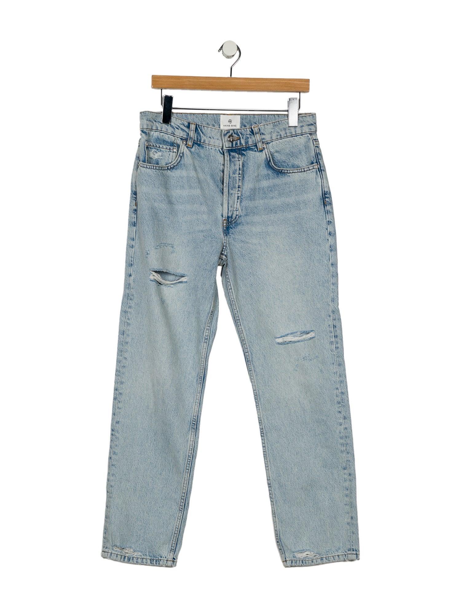Anine Bing High-Rise Straight Leg Jeans w/ Tags