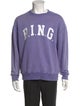 Anine Bing Graphic Print Crew Neck Pullover