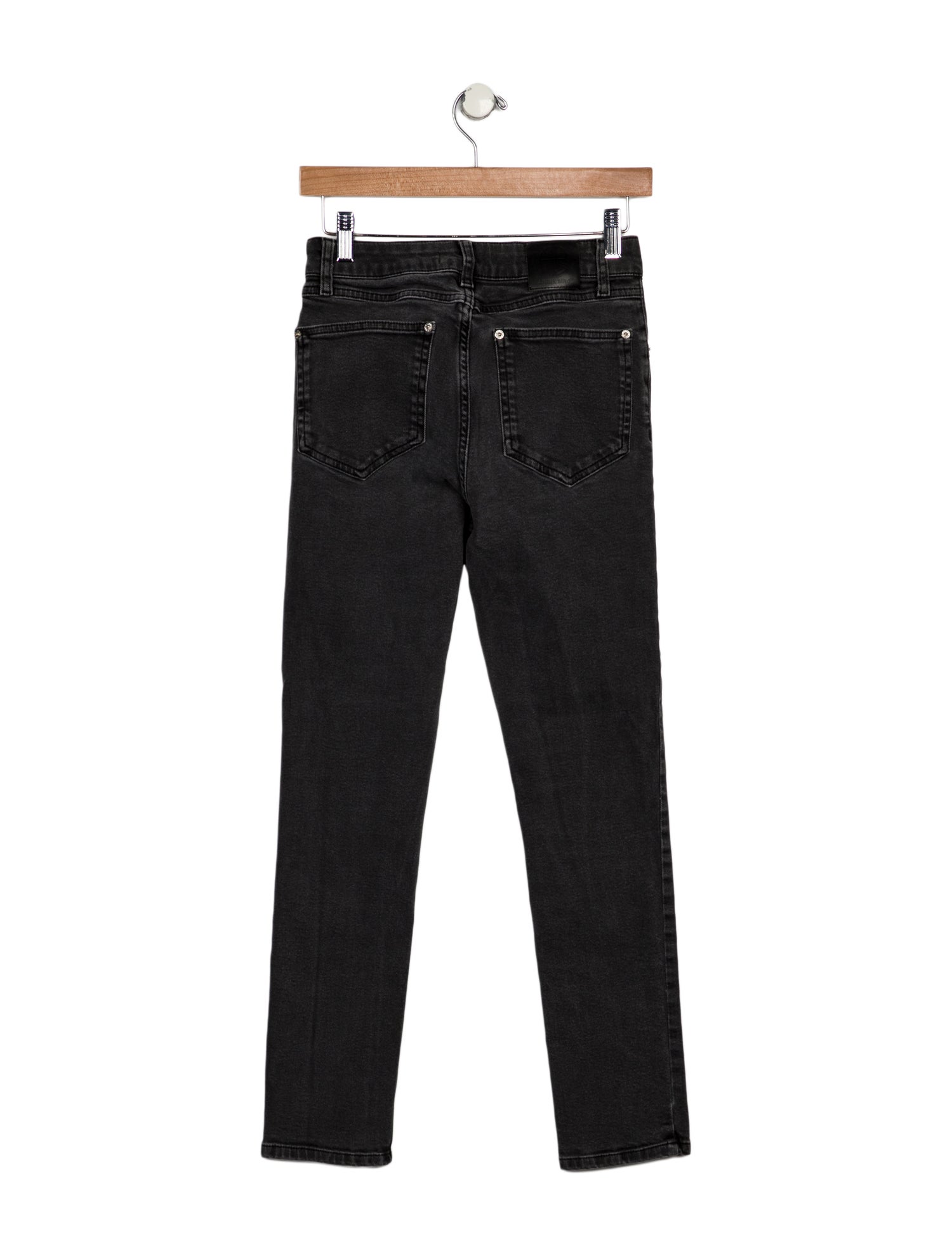 Anine Bing Mid-Rise Straight Leg Jeans