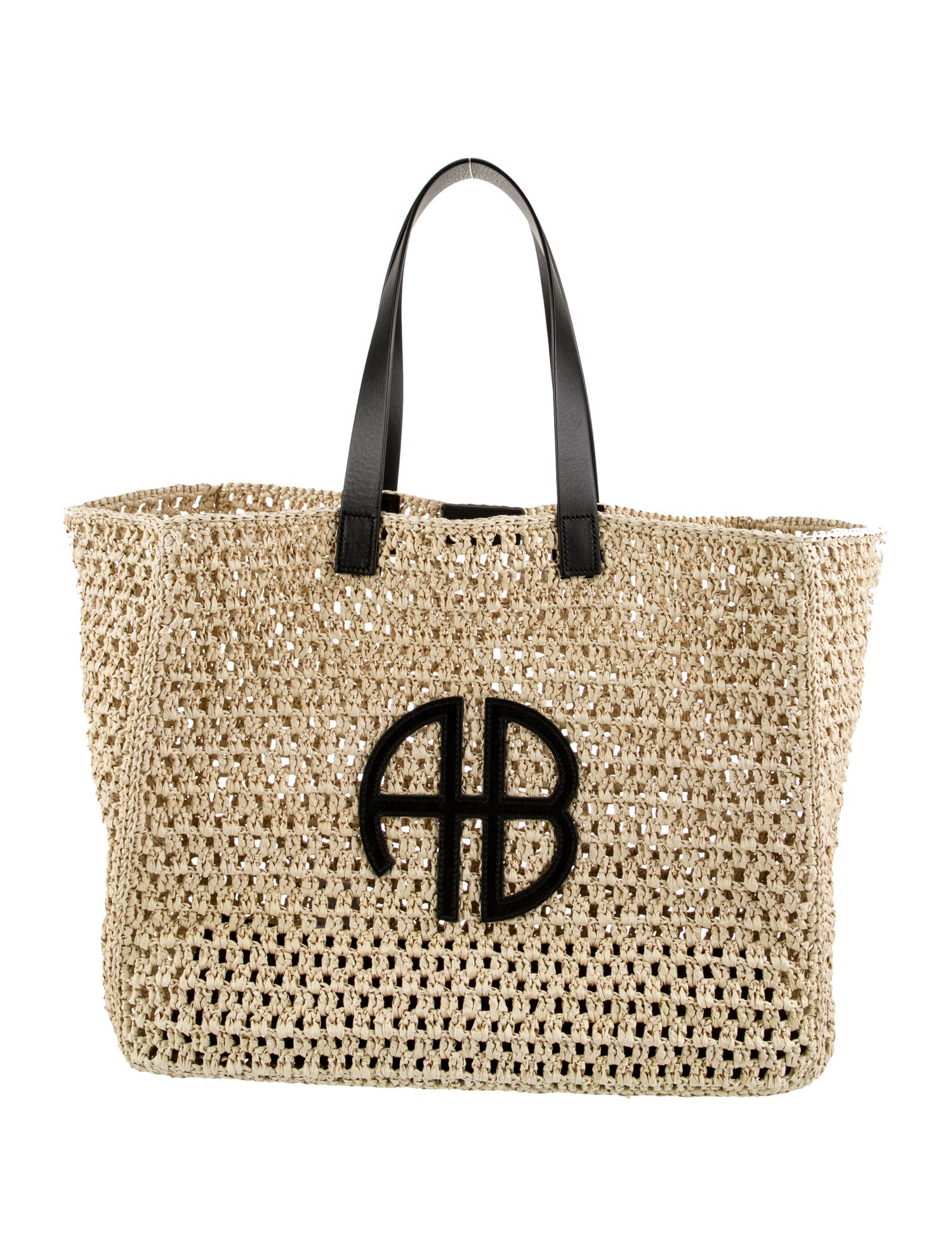 Anine Bing Raffia Shoulder Bag