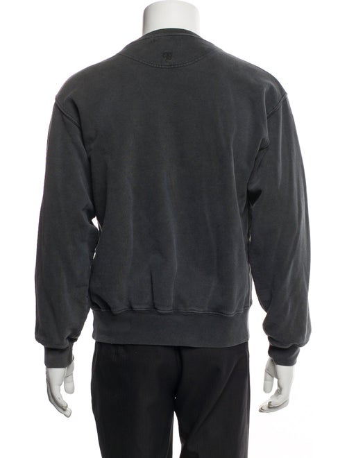 Anine Bing Graphic Print Crew Neck Pullover