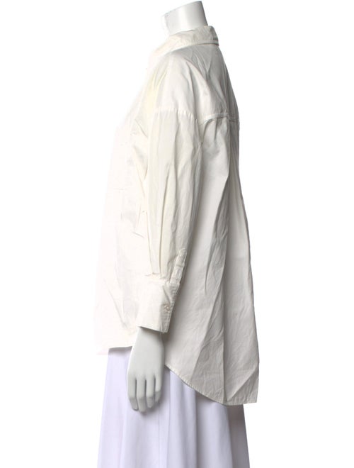 Anine Bing Three-Quarter Sleeve Button-Up Top
