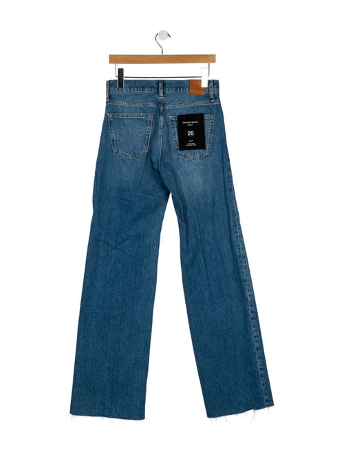 Anine Bing Mid-Rise Wide Leg Jeans