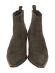 Anine Bing Suede Studded Accents Chelsea Boots