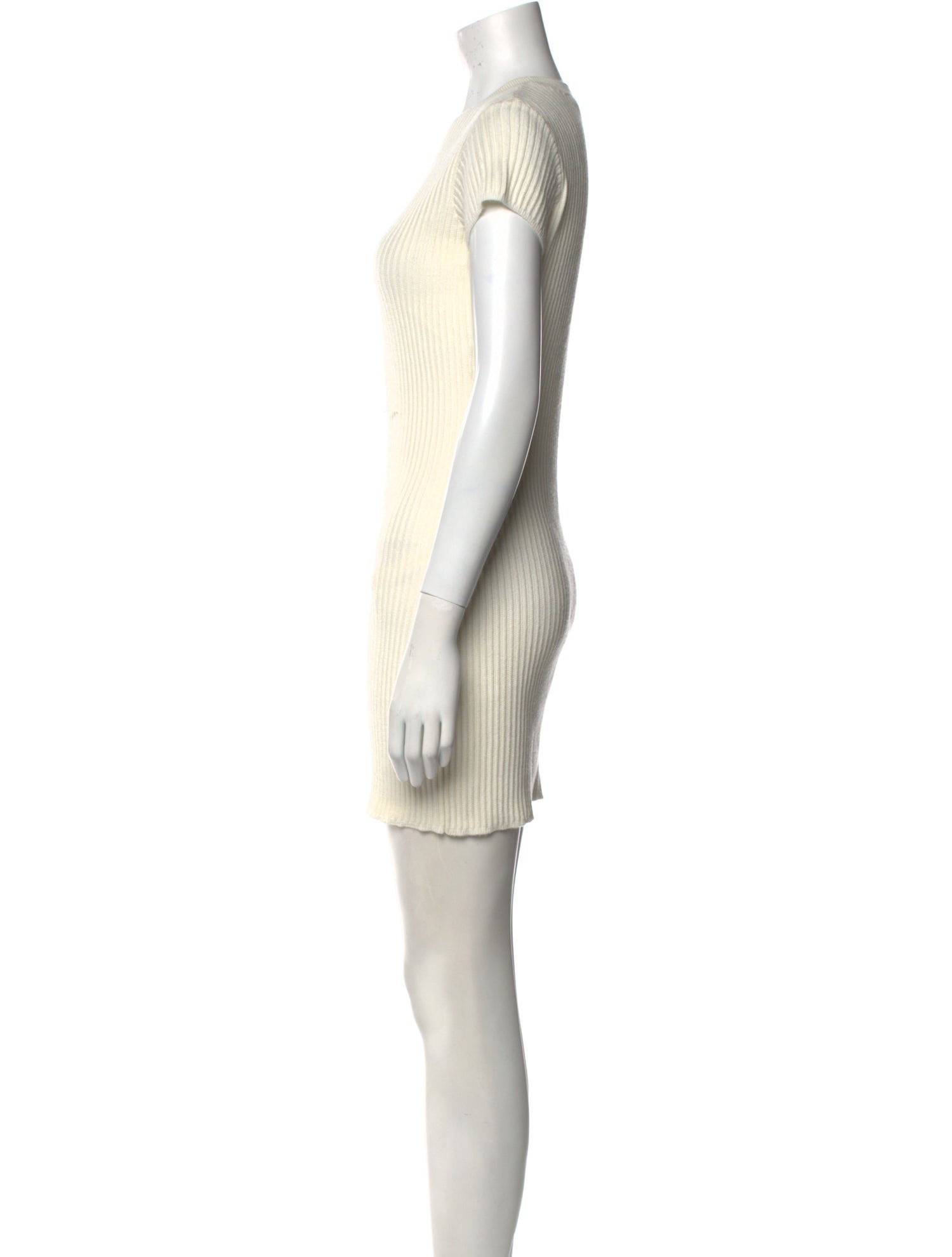 Anine Bing Crew Neck Mini Dress