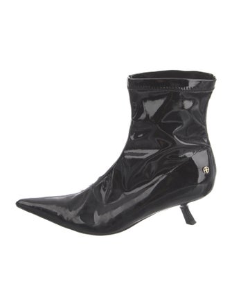 Anine Bing Patent Leather Sock Boots
