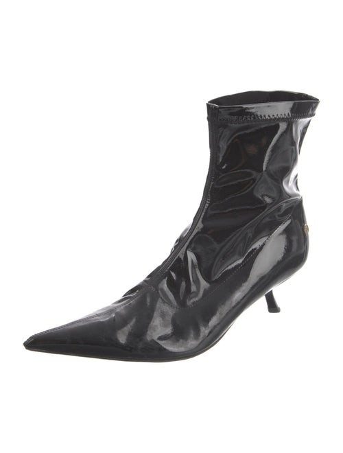 Anine Bing Patent Leather Sock Boots