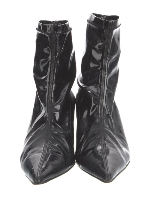 Anine Bing Patent Leather Sock Boots