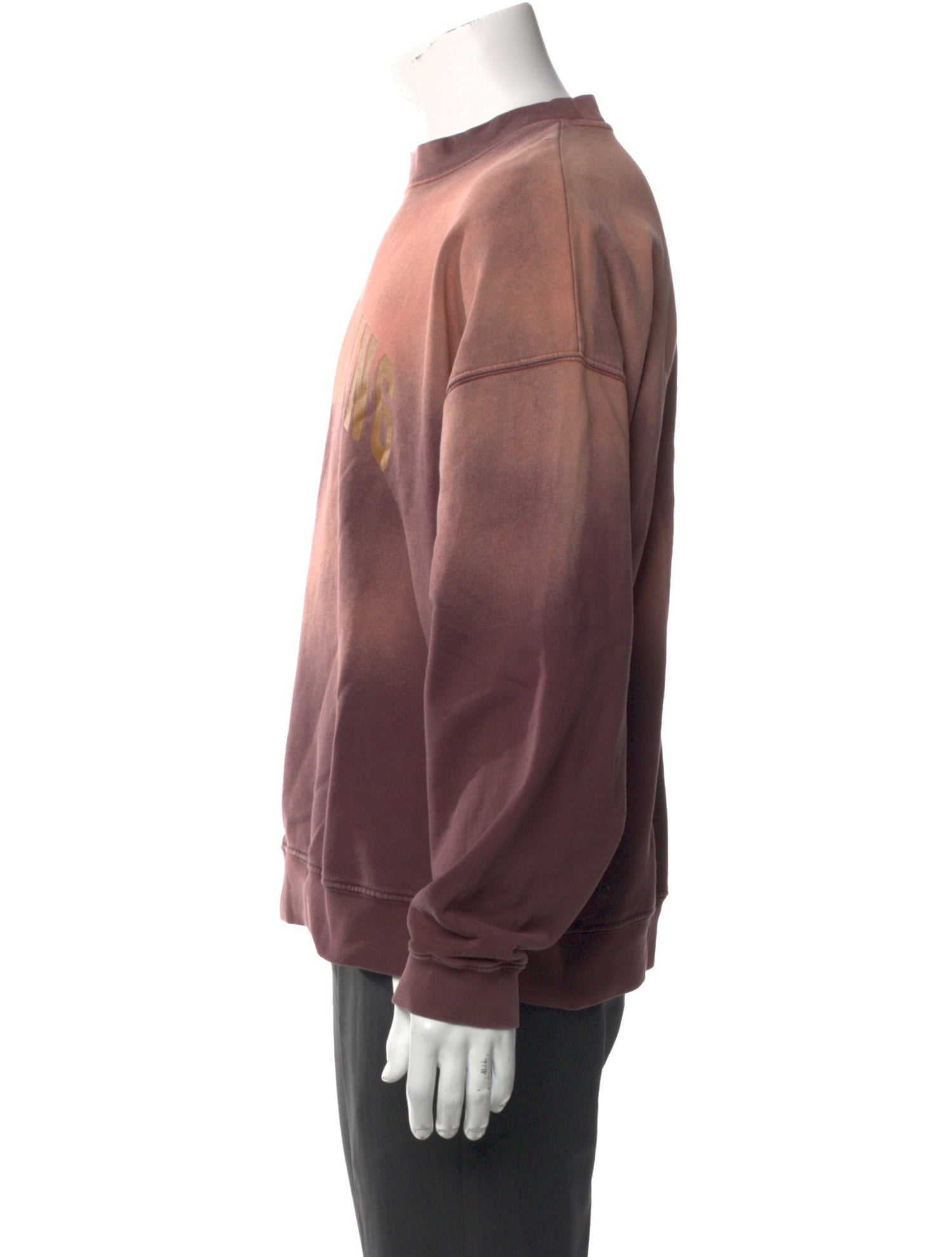 Anine Bing Tie-Dye Print Crew Neck Sweatshirt