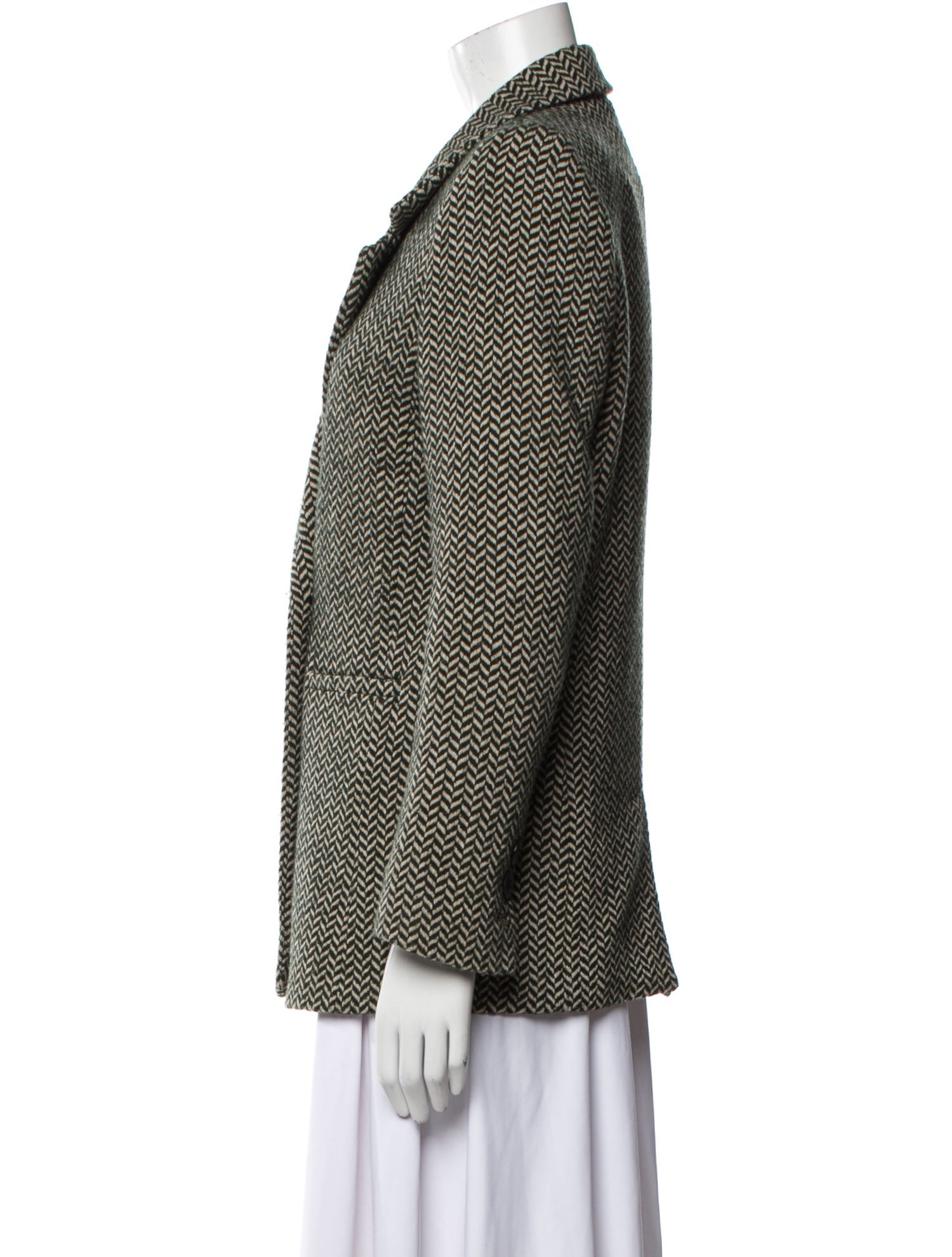 Anine Bing Tweed Pattern Blazer