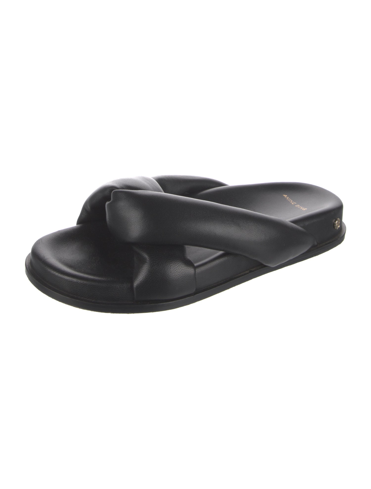 サンダル・ミュール Jackie Sandals - ANINE BING - Leather - Black ANINE BING Jackie Heels | Shopbop