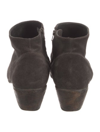 Anine Bing Suede Western Boots