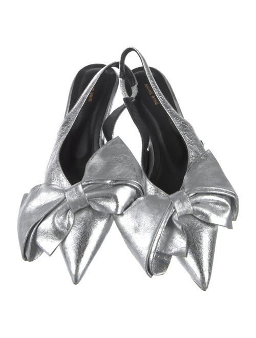 Anine Bing Patent Leather Slingback Sandals