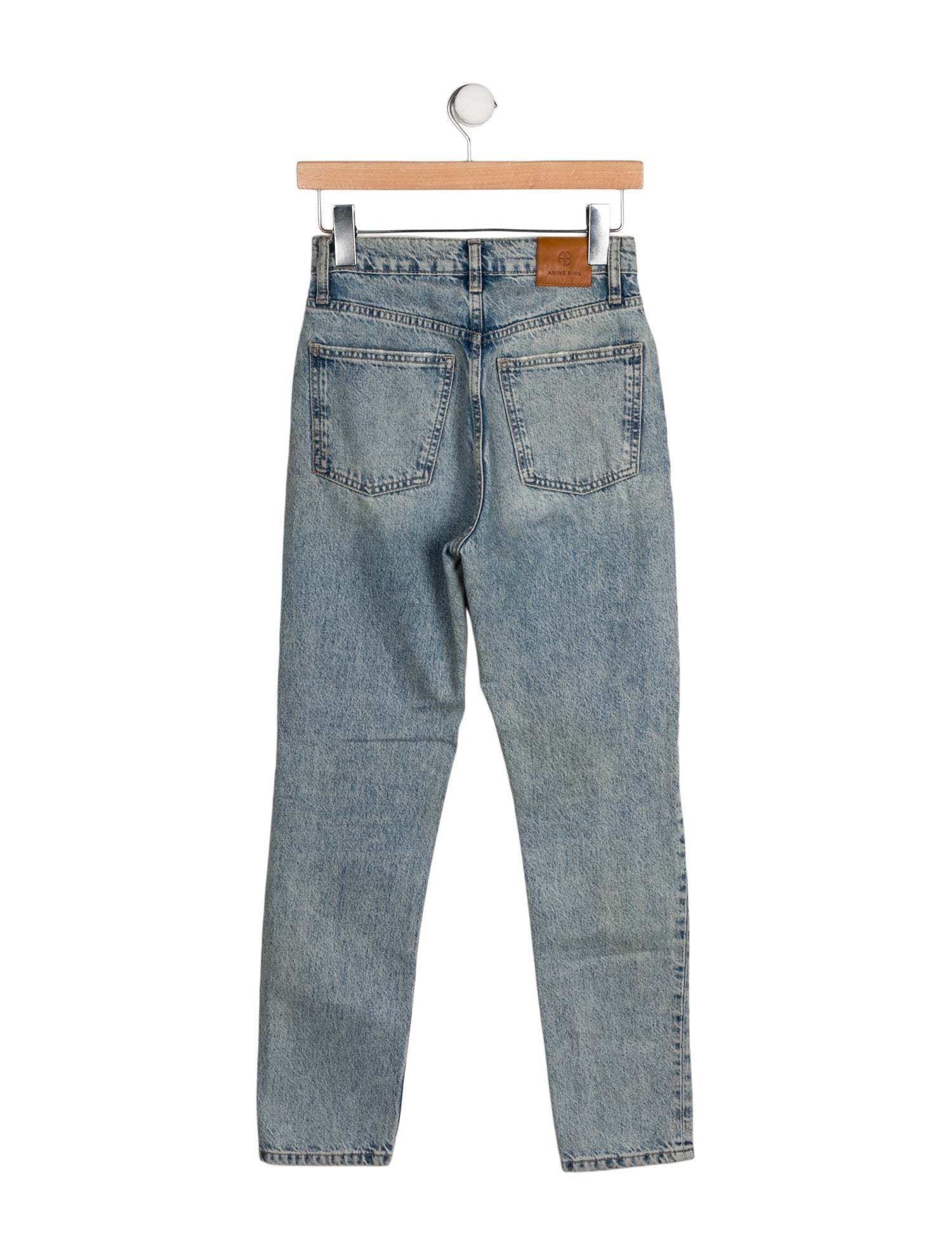 Anine Bing High-Rise Skinny Leg Jeans