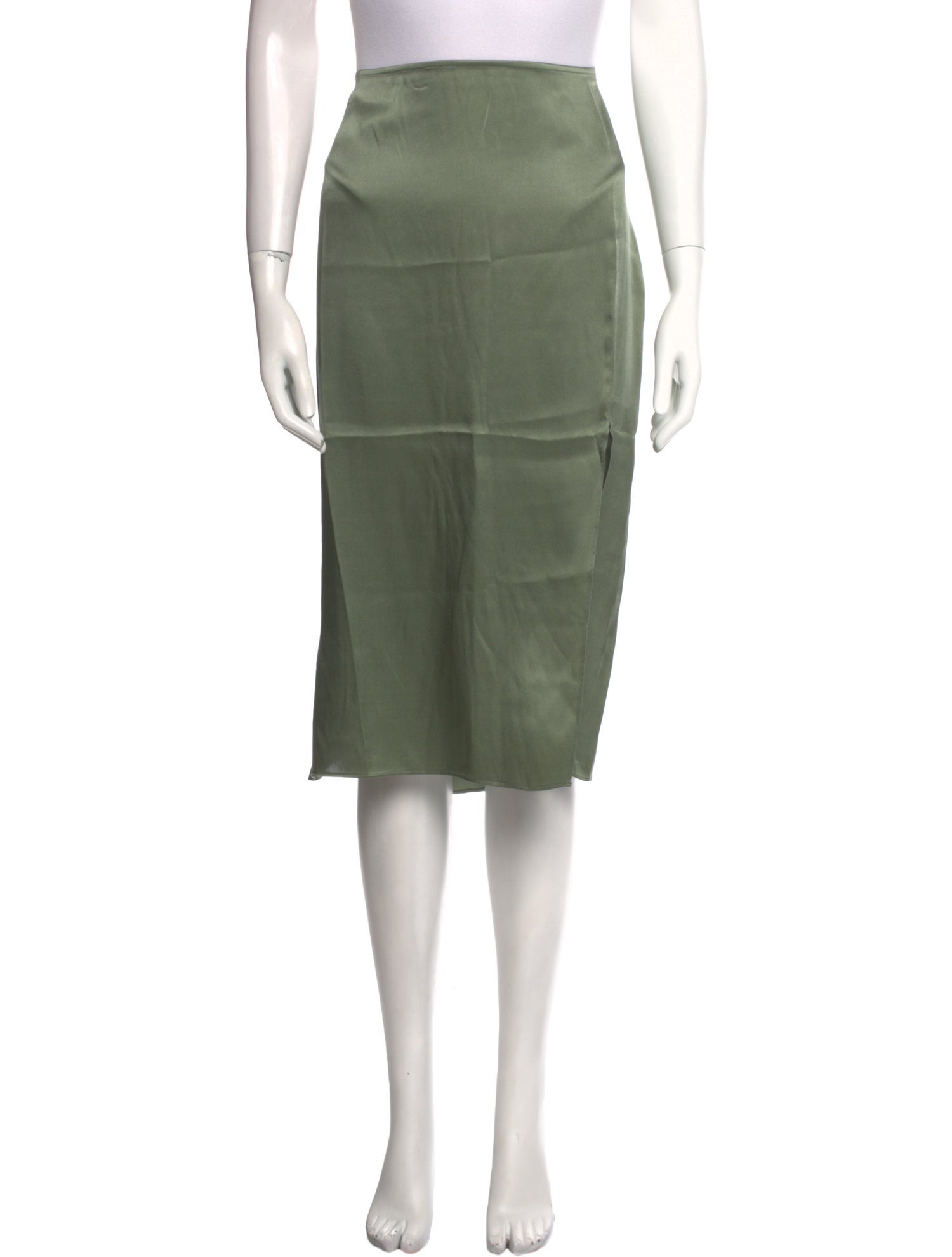 Anine Bing Silk Knee-Length Skirt w/ Tags