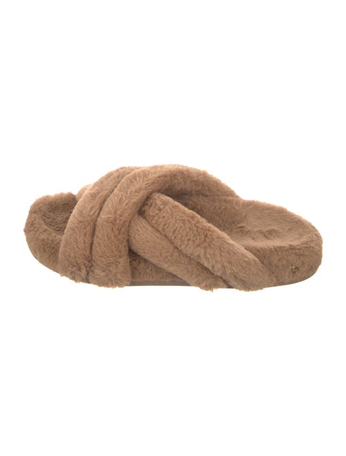 Anine Bing Faux Fur Slides