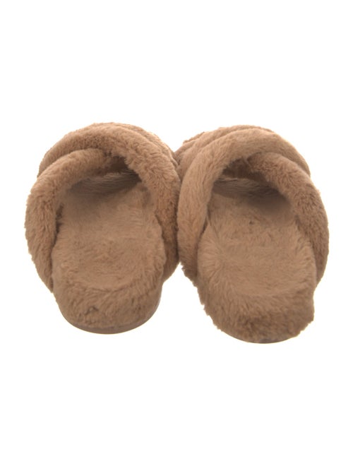 Anine Bing Faux Fur Slides