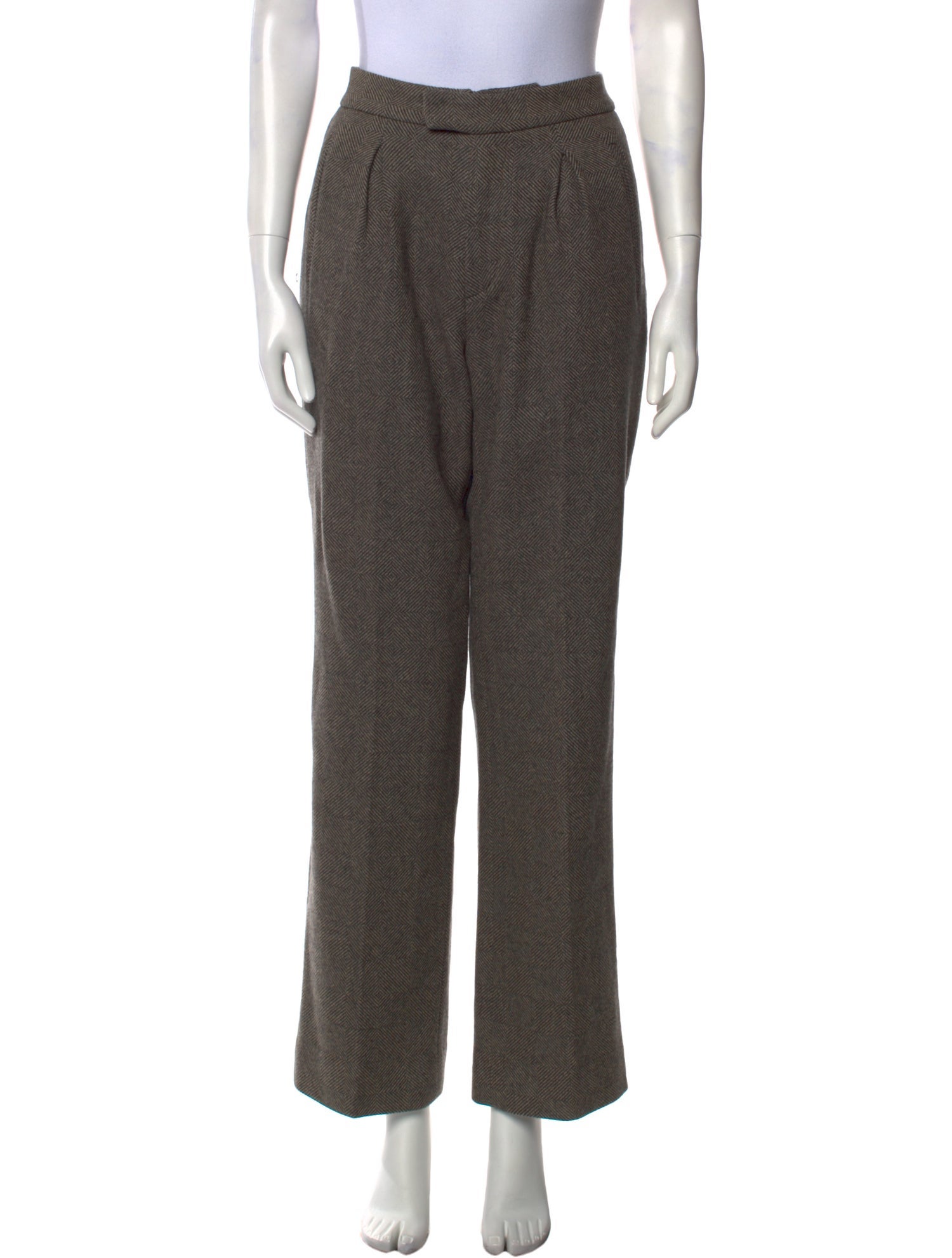 Anine Bing Wool Wide Leg Pants