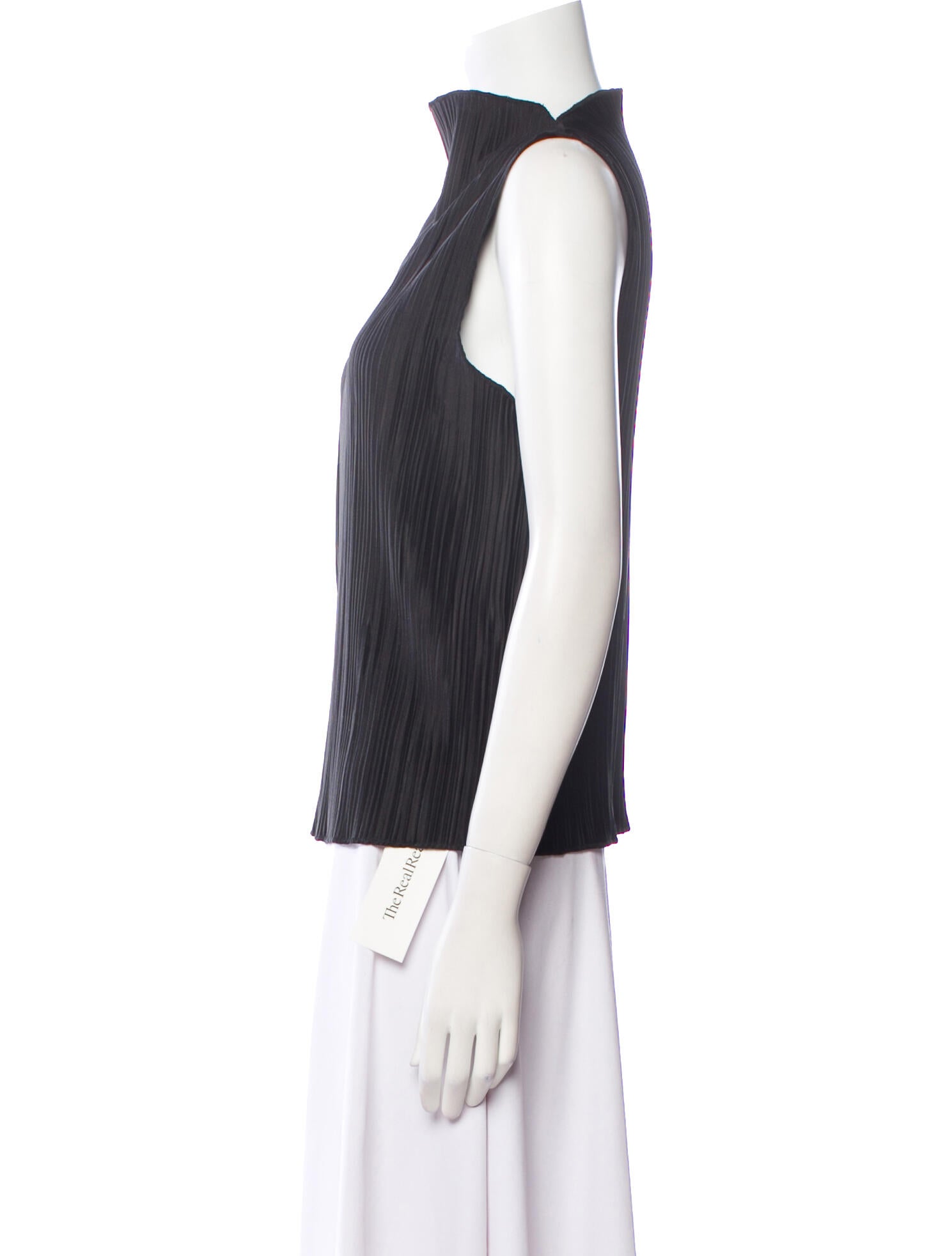 Anine Bing Bateau Neckline Sleeveless Top