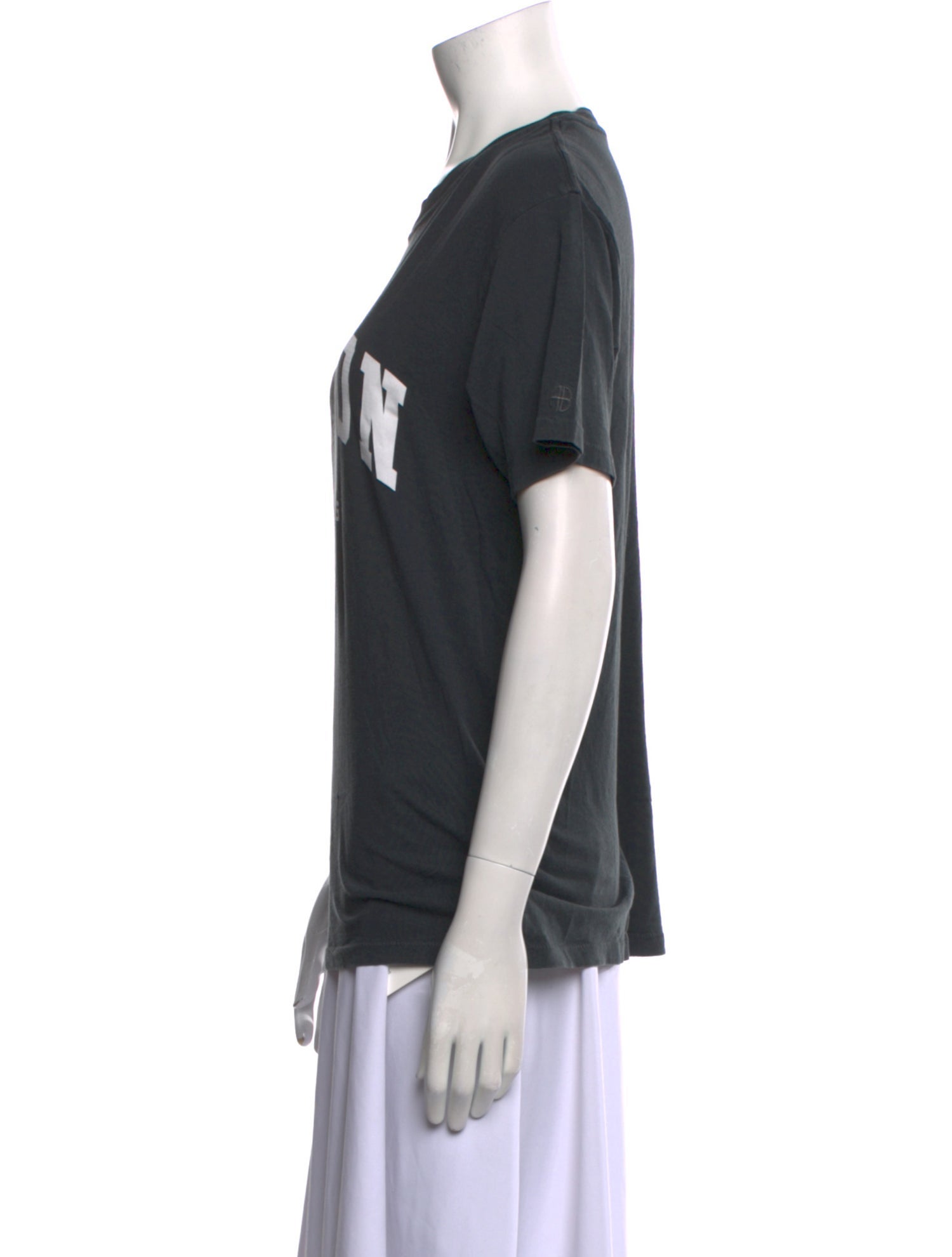 Anine Bing Graphic Print Crew Neck T-Shirt