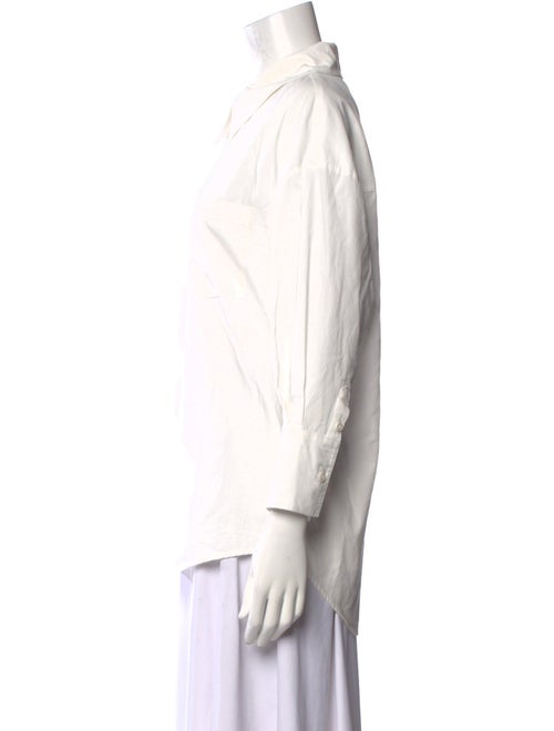 Anine Bing Three-Quarter Sleeve Button-Up Top