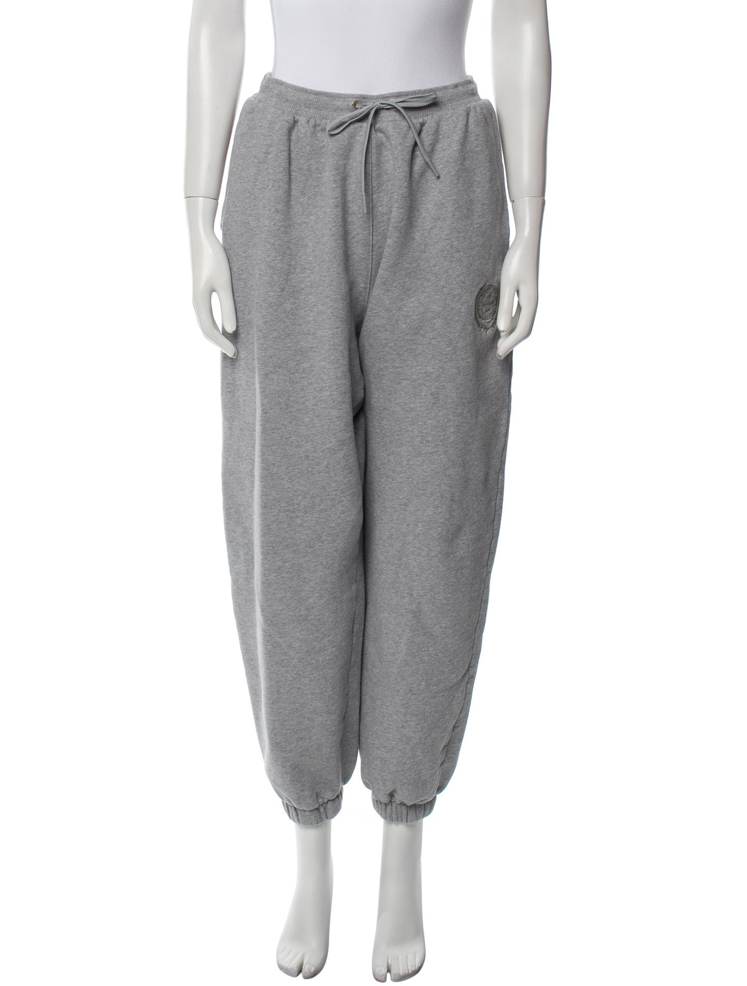 Anine Bing Embroidered Accent Sweatpants
