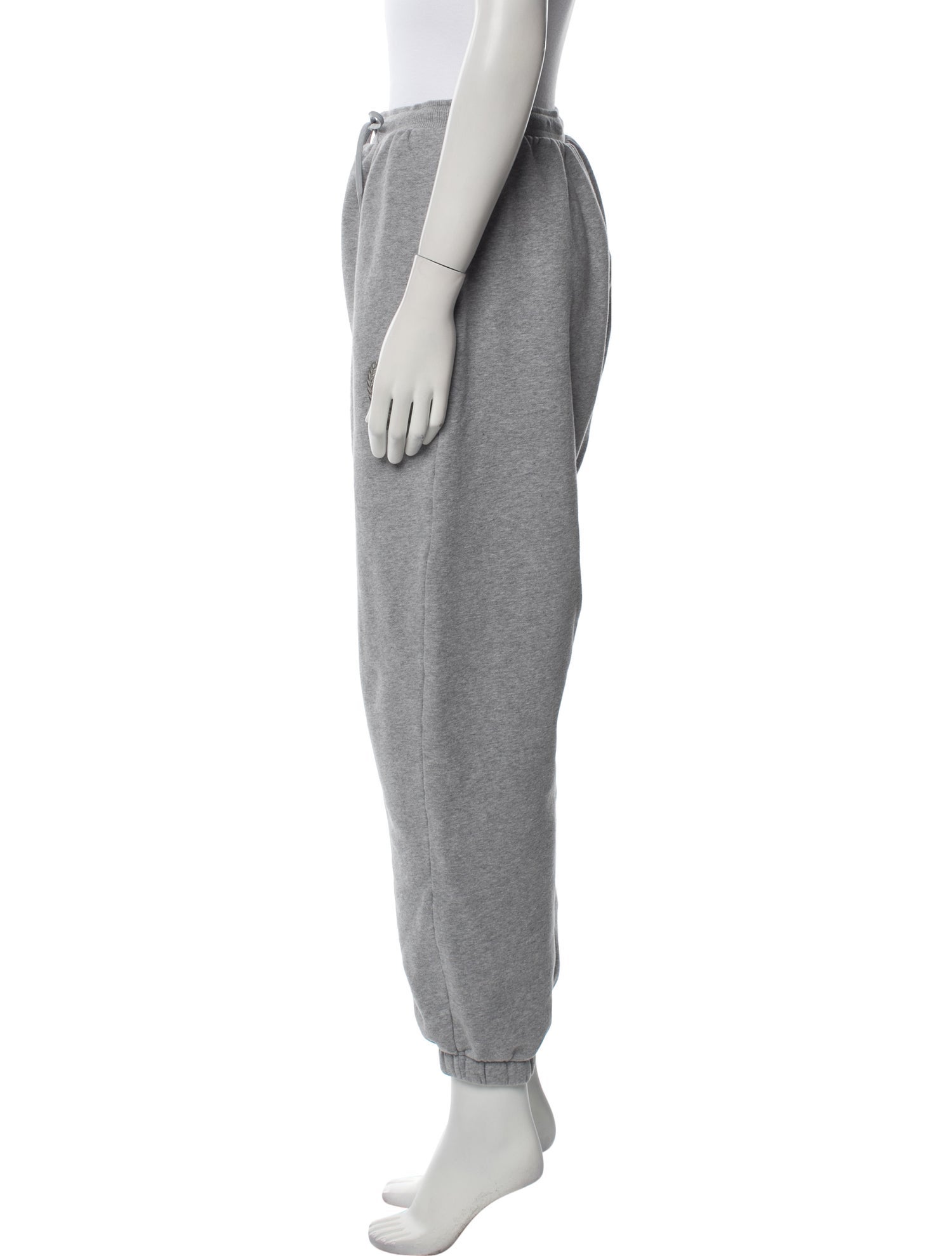 Anine Bing Embroidered Accent Sweatpants