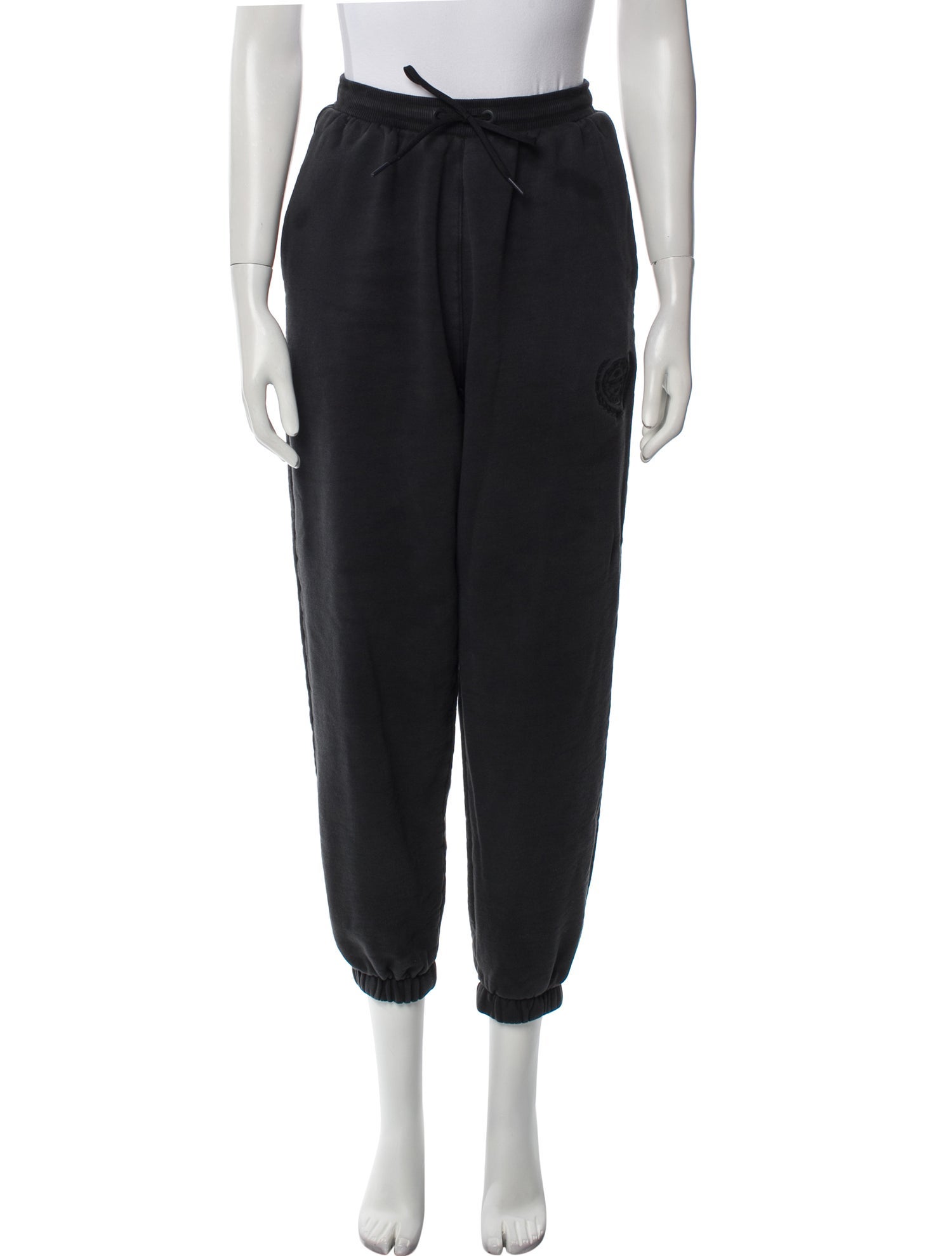 Anine Bing Embroidered Accent Sweatpants