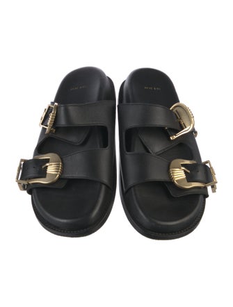 Anine Bing Leather Slides