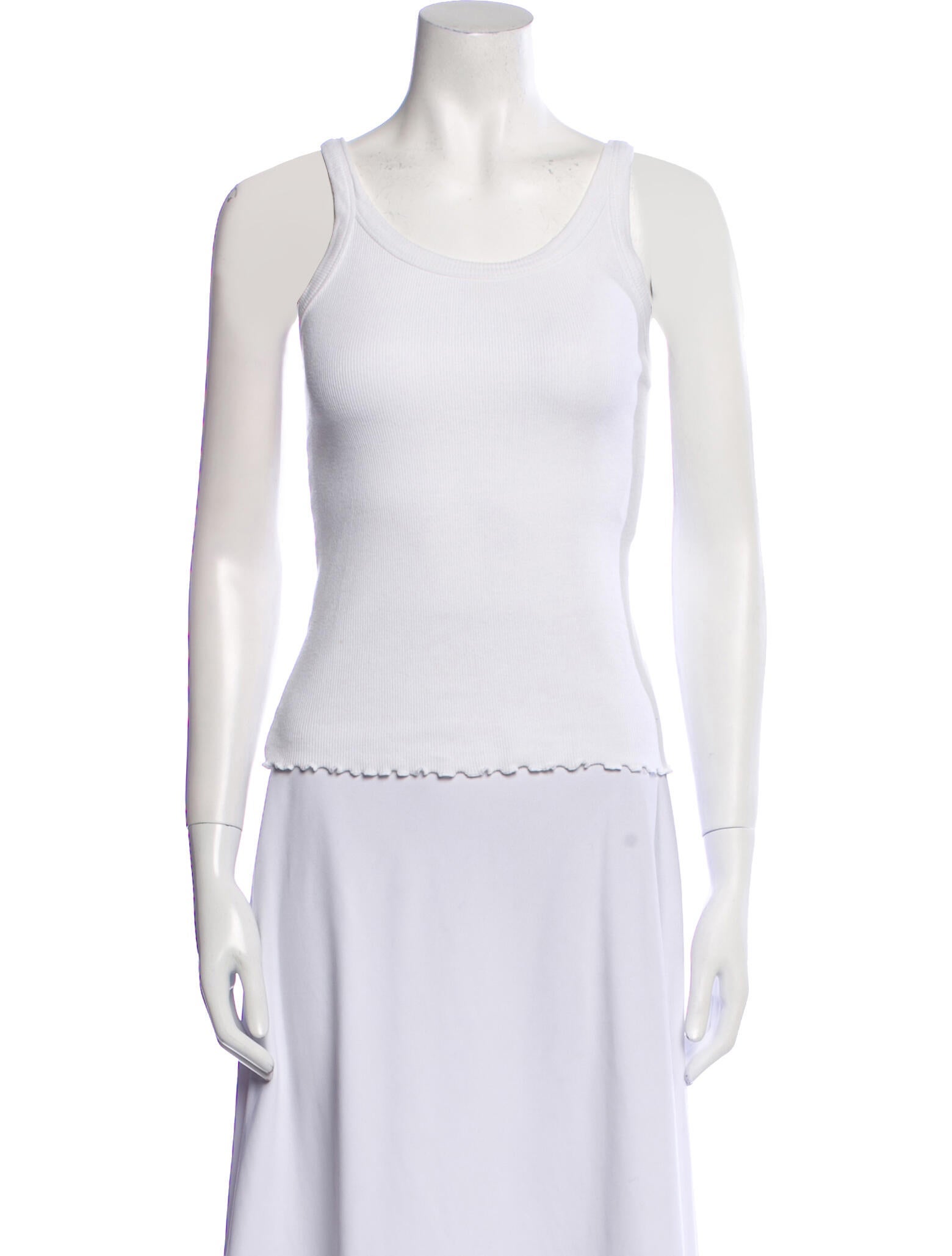 Anine Bing Scoop Neck Sleeveless Top