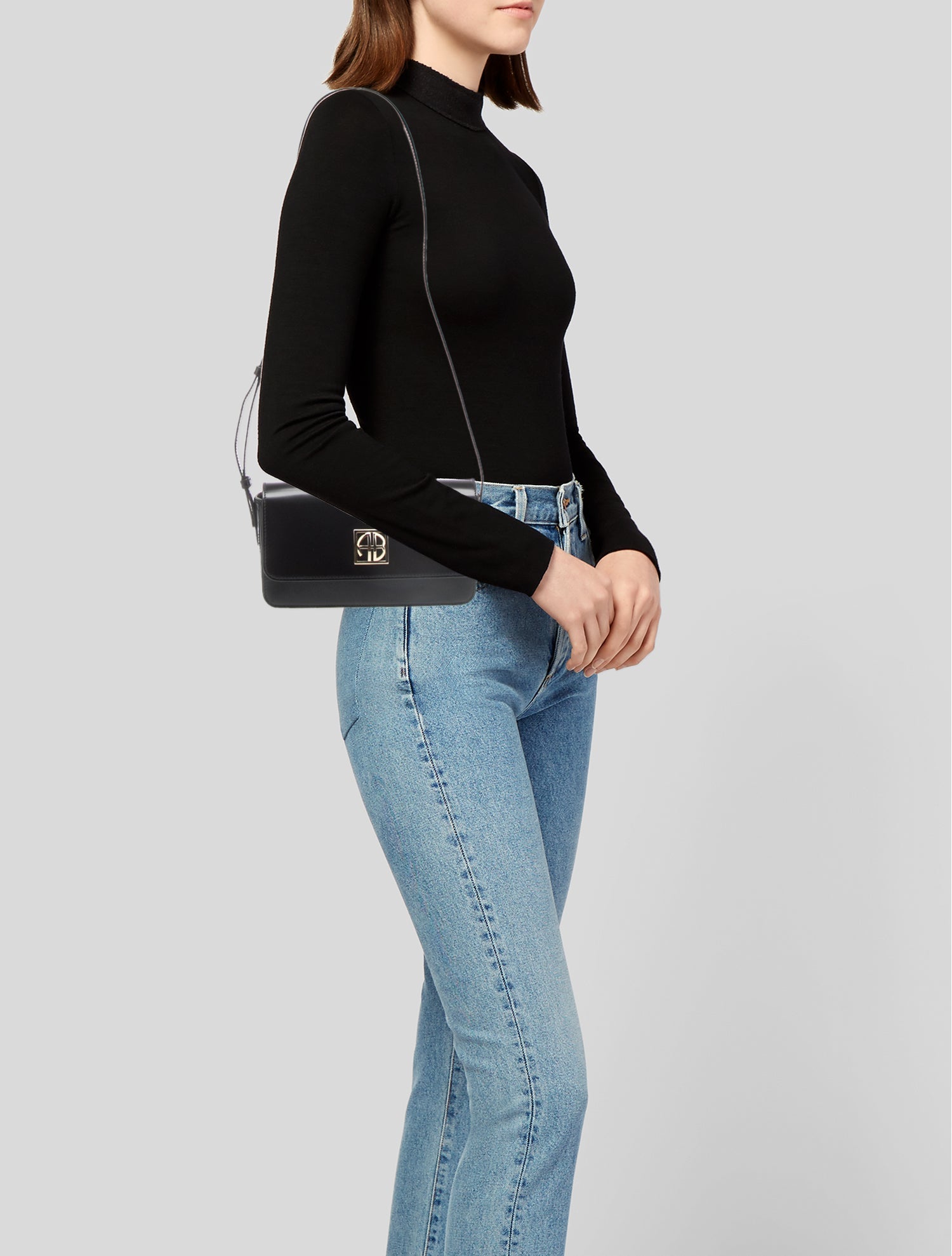 Anine Bing Leather Shoulder Bag