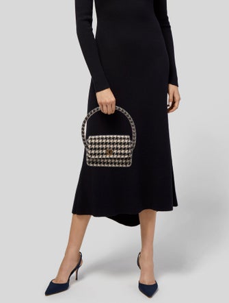 Anine Bing Wool Top Handle Bag